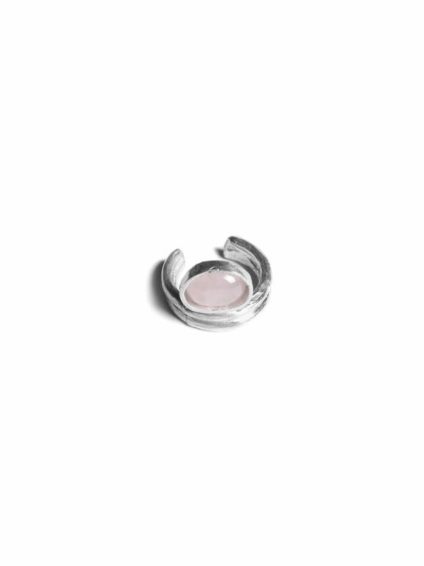 Δαχτυλίδι Stone Stuck Ring Pink ασήμι 925 NASILIA