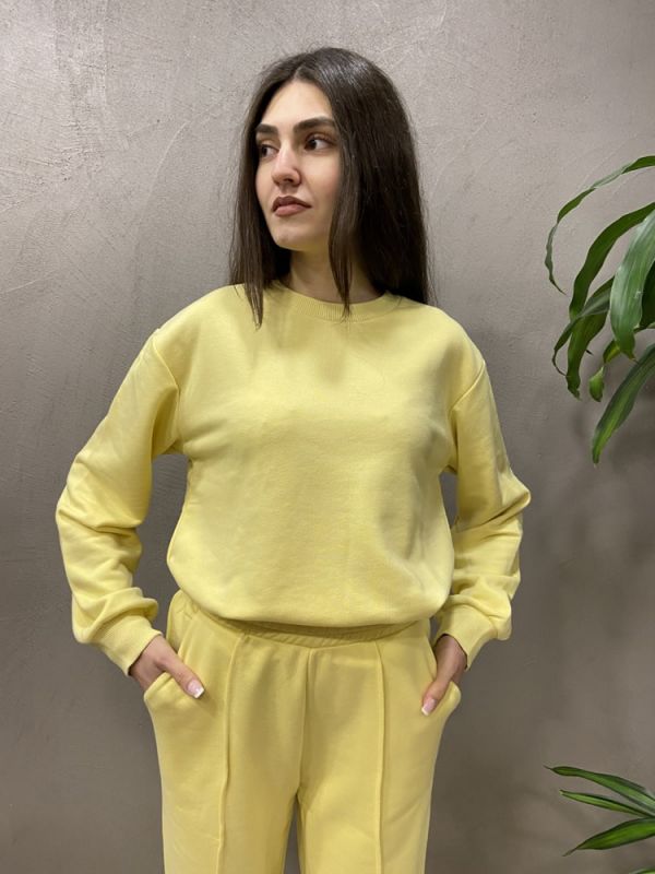Μπλούζα φούτερ κίτρινο NA-KD