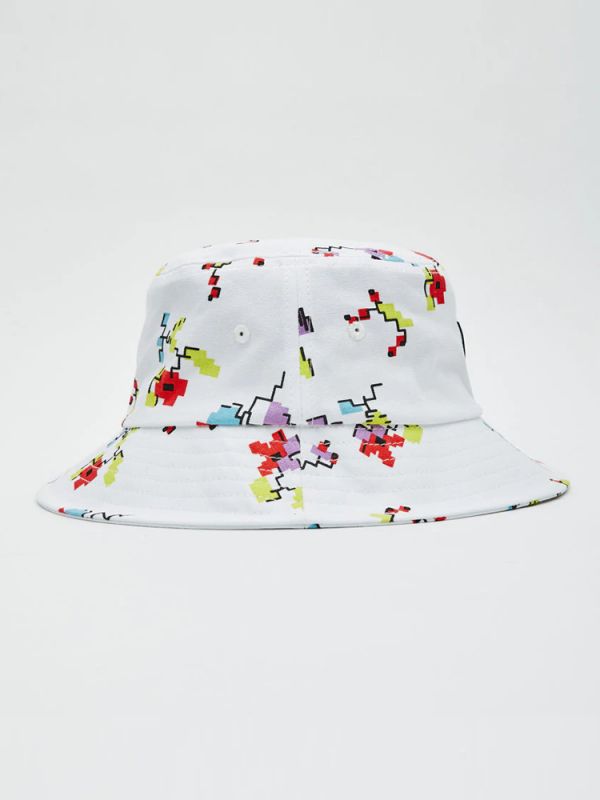 Καπέλο Digital floral white bucket OBEY