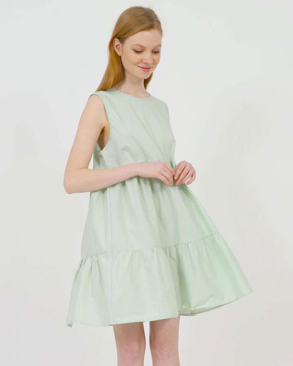 Φόρεμα μίνι πράσινο DOCA 39568