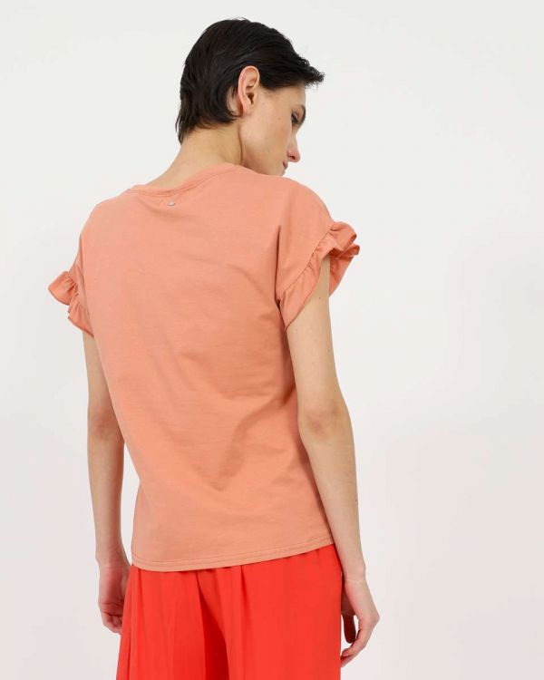 Μπλούζα t-shirt πορτοκαλί DOCA 39652