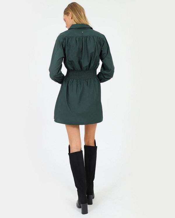 Φόρεμα μίνι πράσινο DOCA 39806