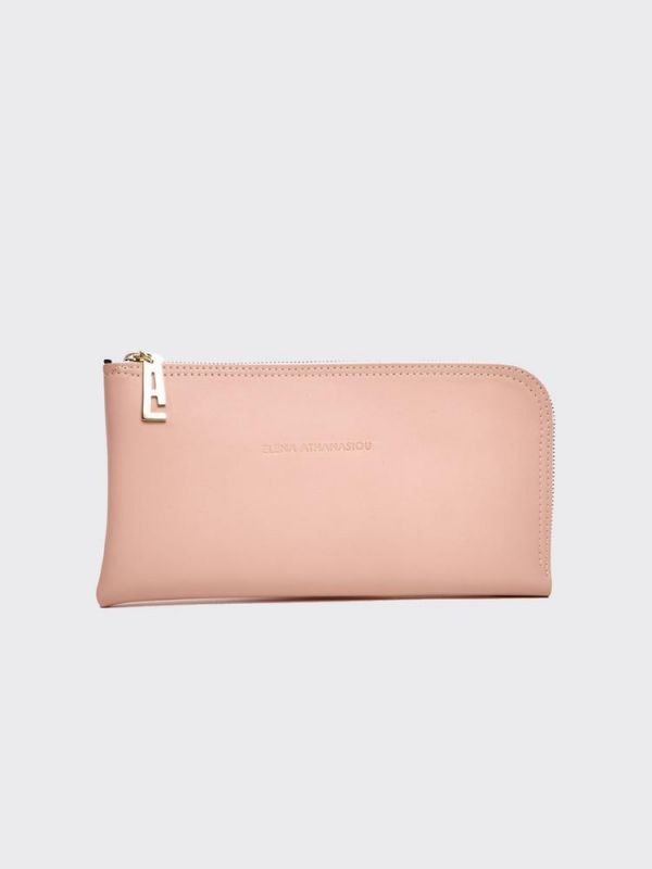 Τσάντα φάκελος Clutch bag pink ELENA ATHANASIOU