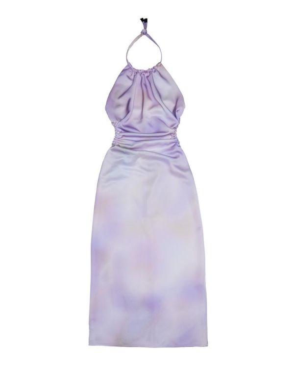 Dress sunrise lilac DS23-107 MILKWHITE