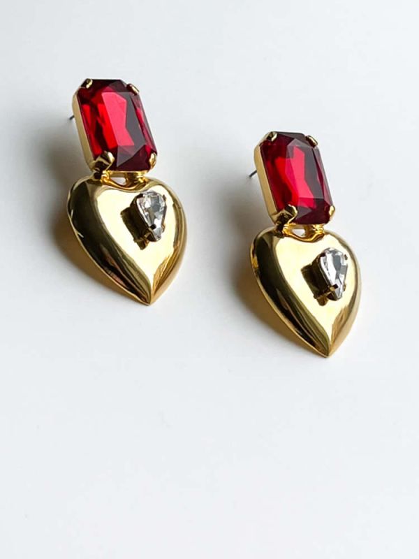 Gloria earrings επιχρυσωμένο ασήμι 925 KALEIDO