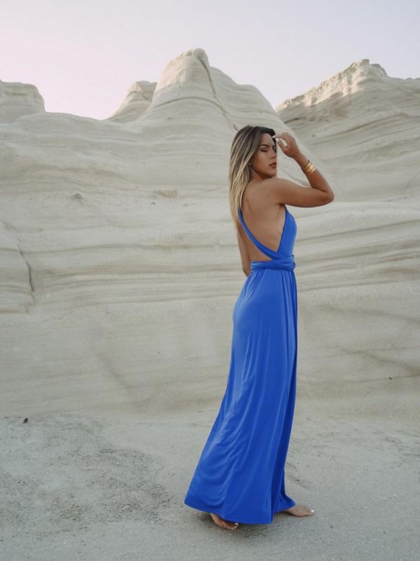 Φόρεμα Hera blue dress CIEL CONCEPT