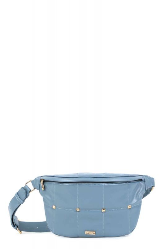 Τσάντα μέσης μπλε DOCA 18406