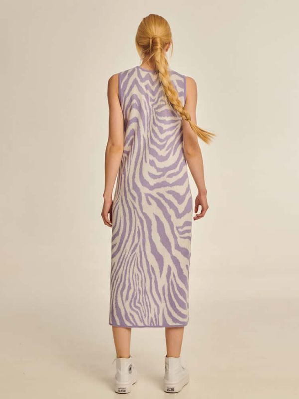 Φόρεμα πλεκτό Kathy Knitted iris PCP CLOTHING