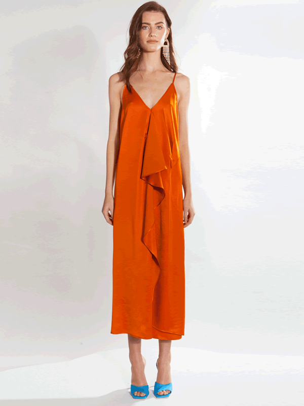 Φόρεμα Lateefah Orange dress MALLORY