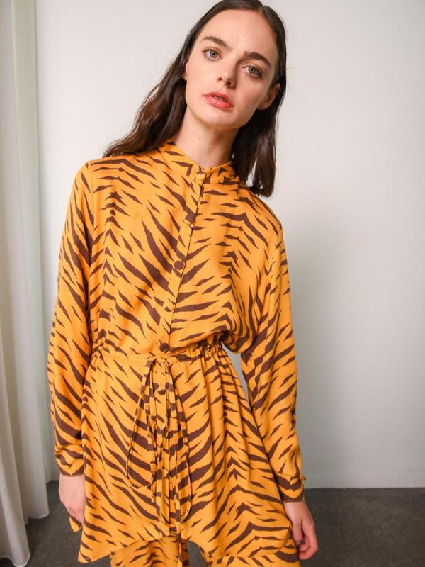Lucky tiger animal print shirt ARPYES