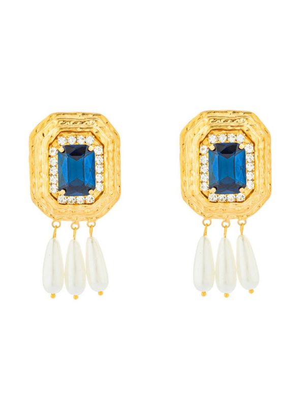 Mazarine earrings επιχρυσωμένο ασήμι 925 KALEIDO