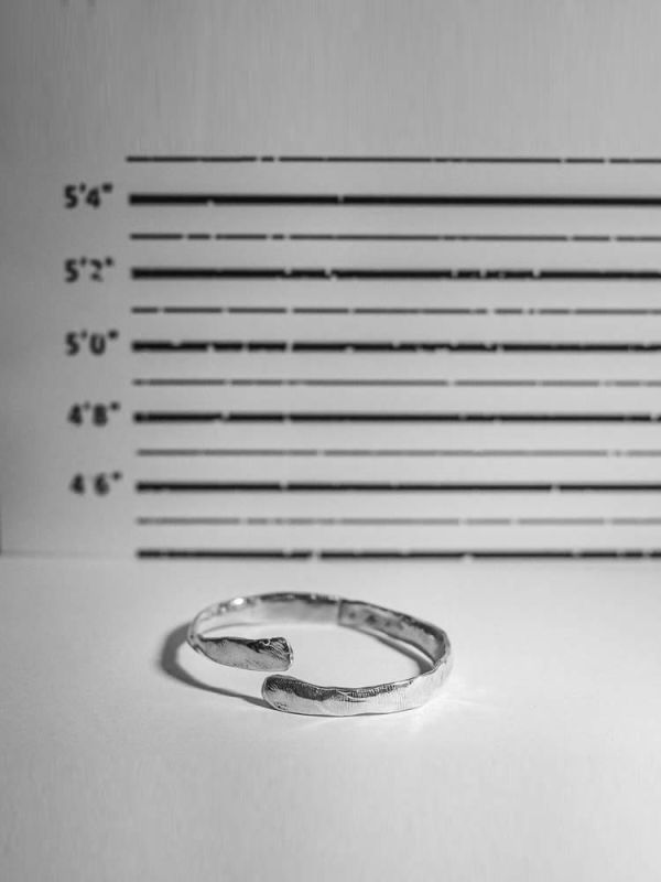 Fingerprint bracelet ασήμι 925 NASILIA