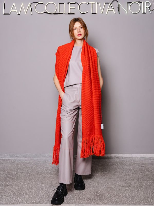 No18 orange scarf COLLECTIVA NOIR