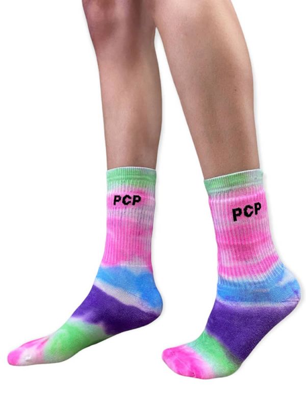 Κάλτσες Tie Dye colorful Socks PCP
