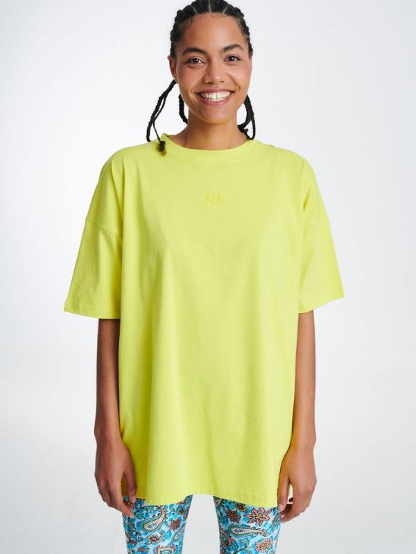 Unisex t-shirt yellow PCP CLOTHING