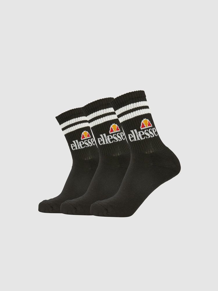 Κάλτσες triple set black ELLESSE