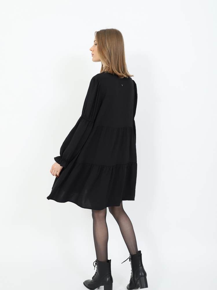 Φόρεμα μαύρο DOCA 39416