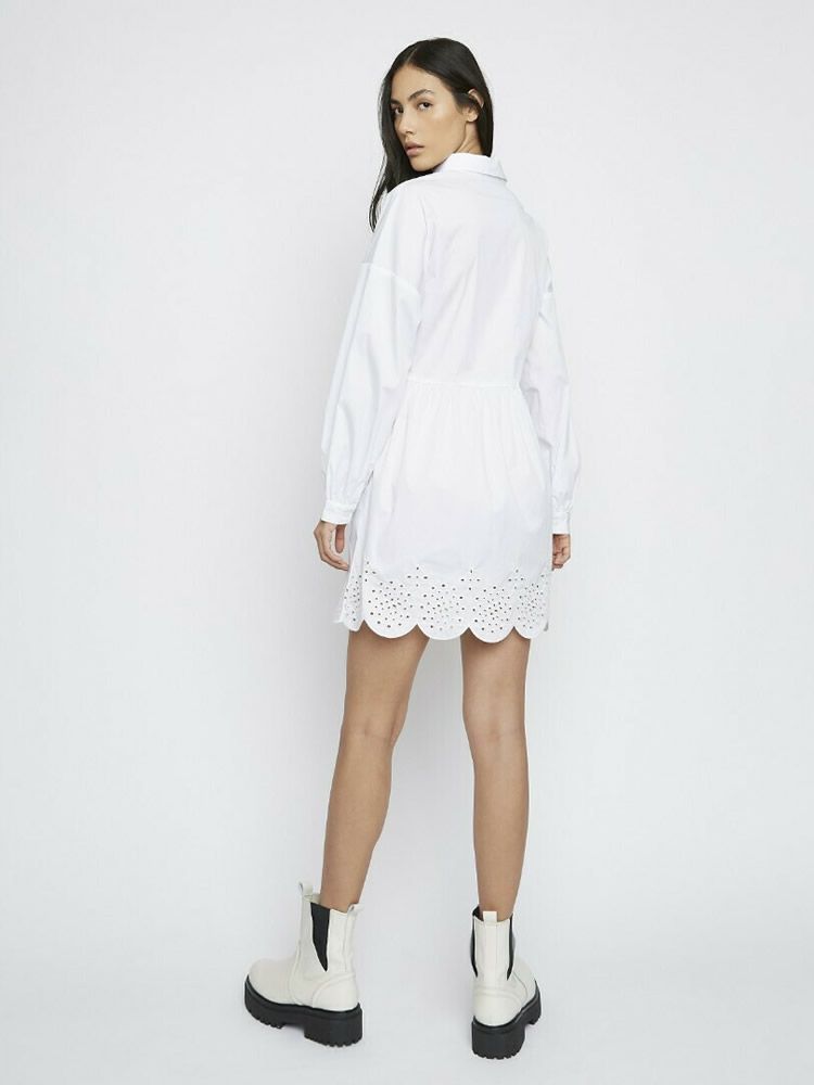 Φόρεμα lace άσπρο AN3877 GLAMOROUS