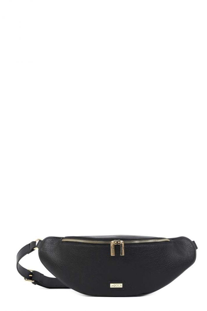 Τσάντα μέσης μαύρη DOCA 18320