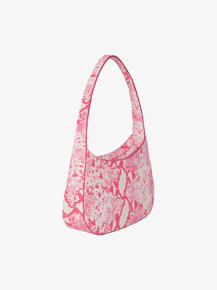 Τσάντα ώμου Lexi bag python pink GLYNIT
