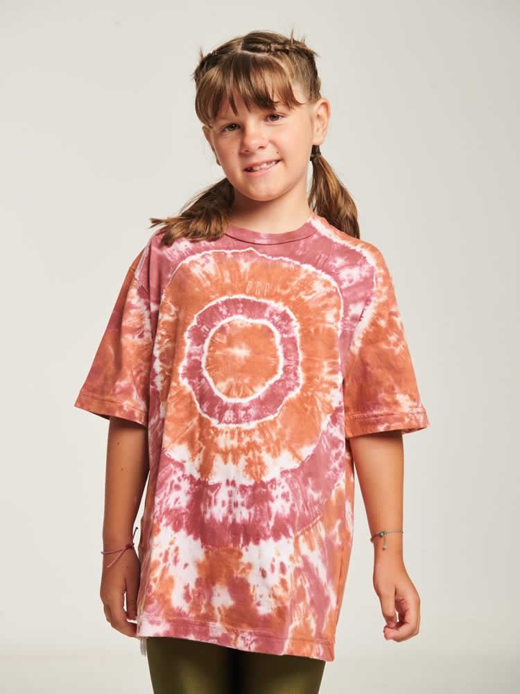 Παιδικό T-shirt tie dye cinnamon PCP 